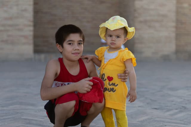 uzbek children