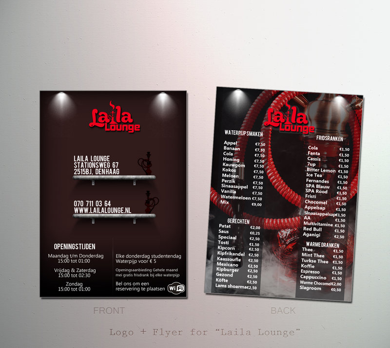 Laila Lounge flyer